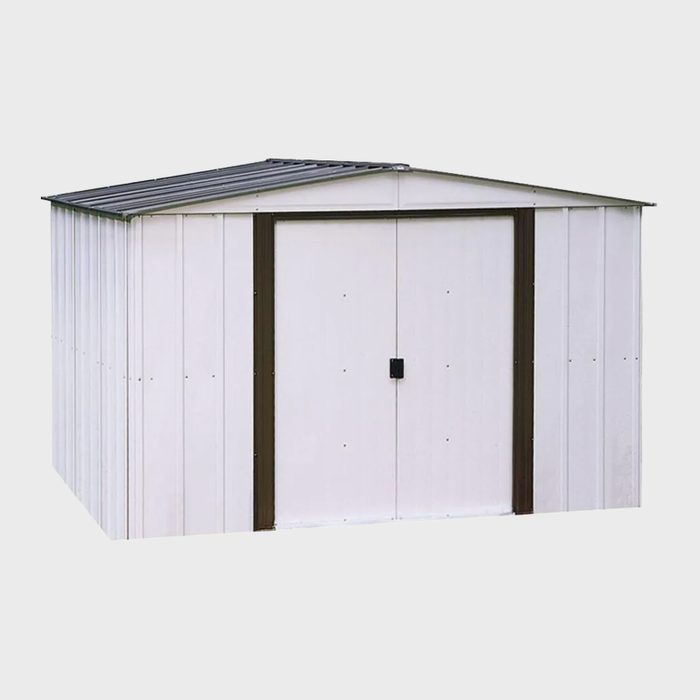 Arrow Newport Galvanized Metal Shed