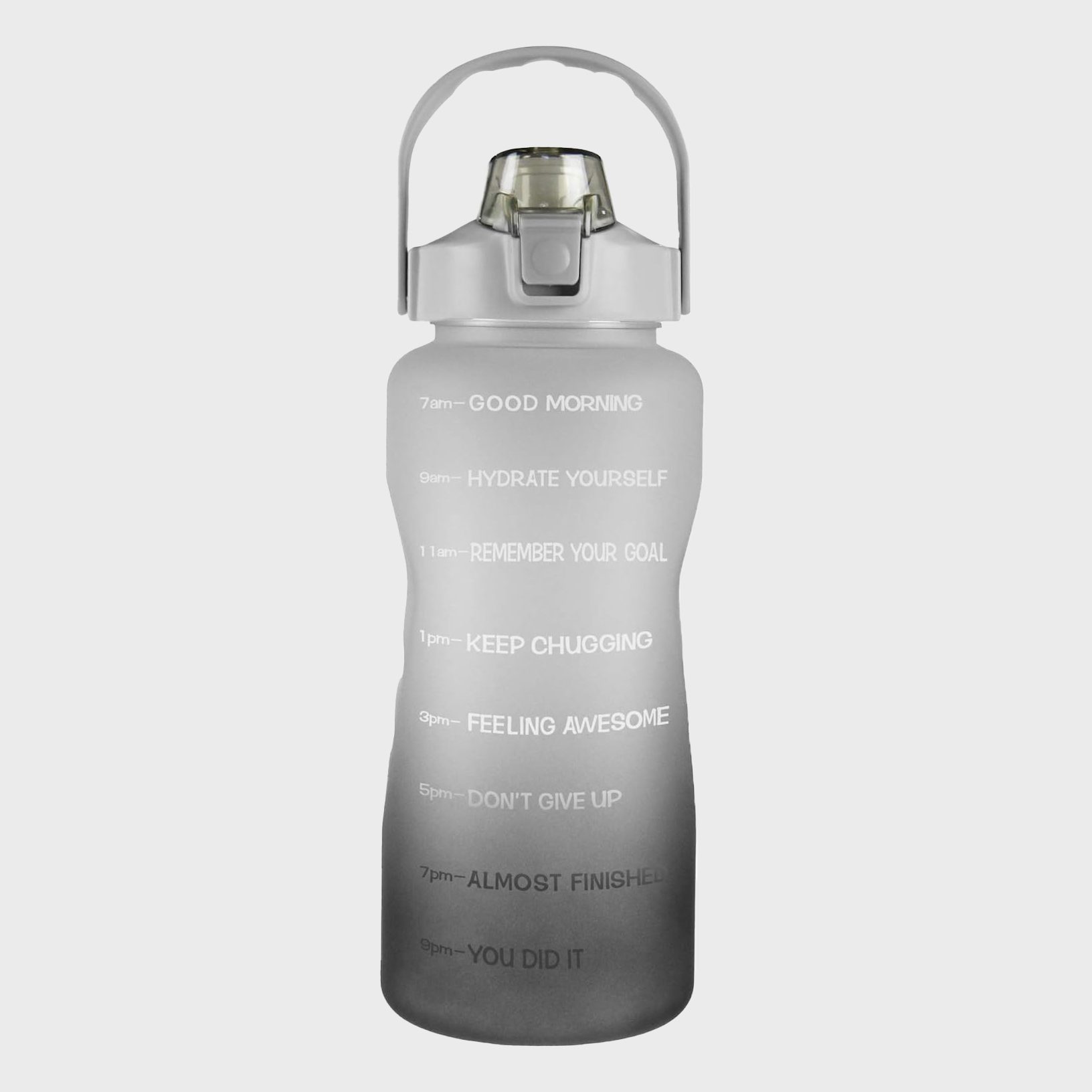 Water bottle With Time Markers 