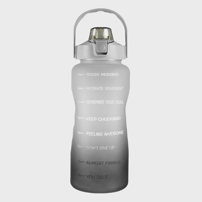 Water bottle With Time Markers