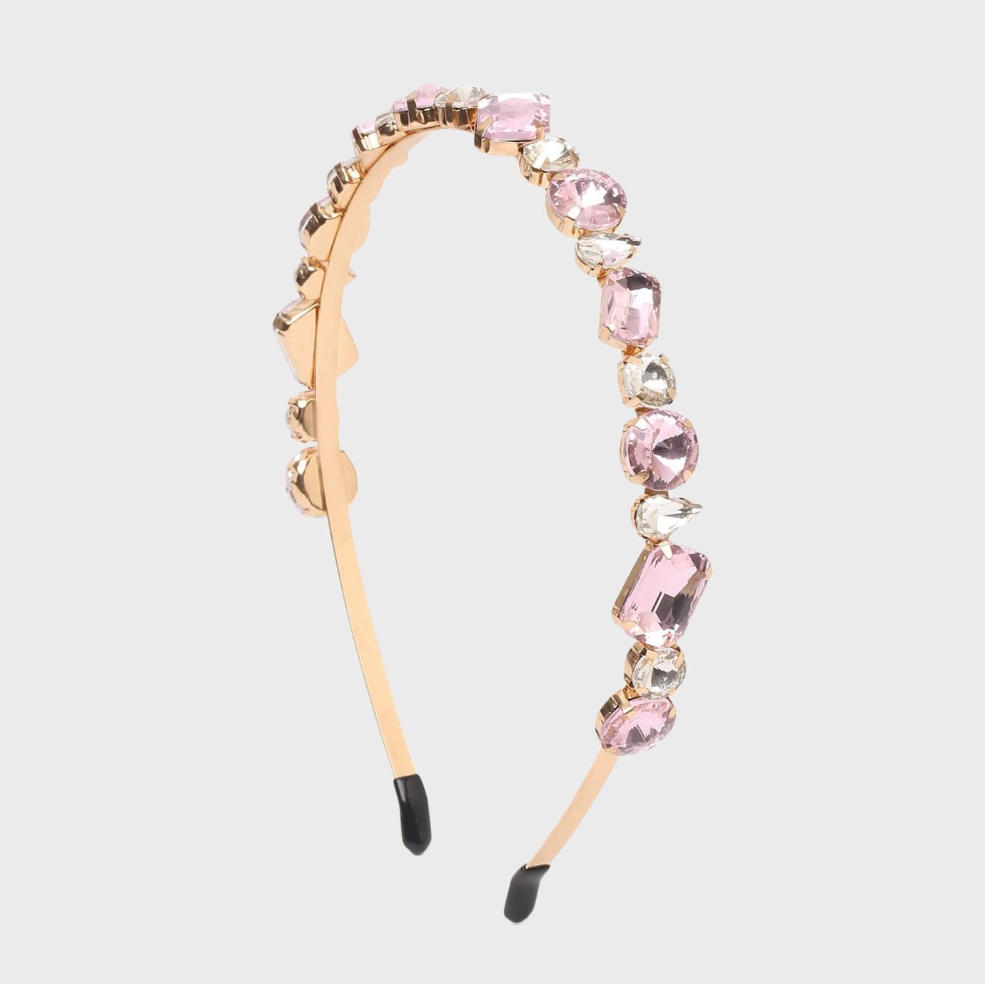 Zena Glaband With Pink Rhinestones Headband