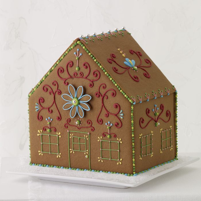 Floral Gingerbread House
