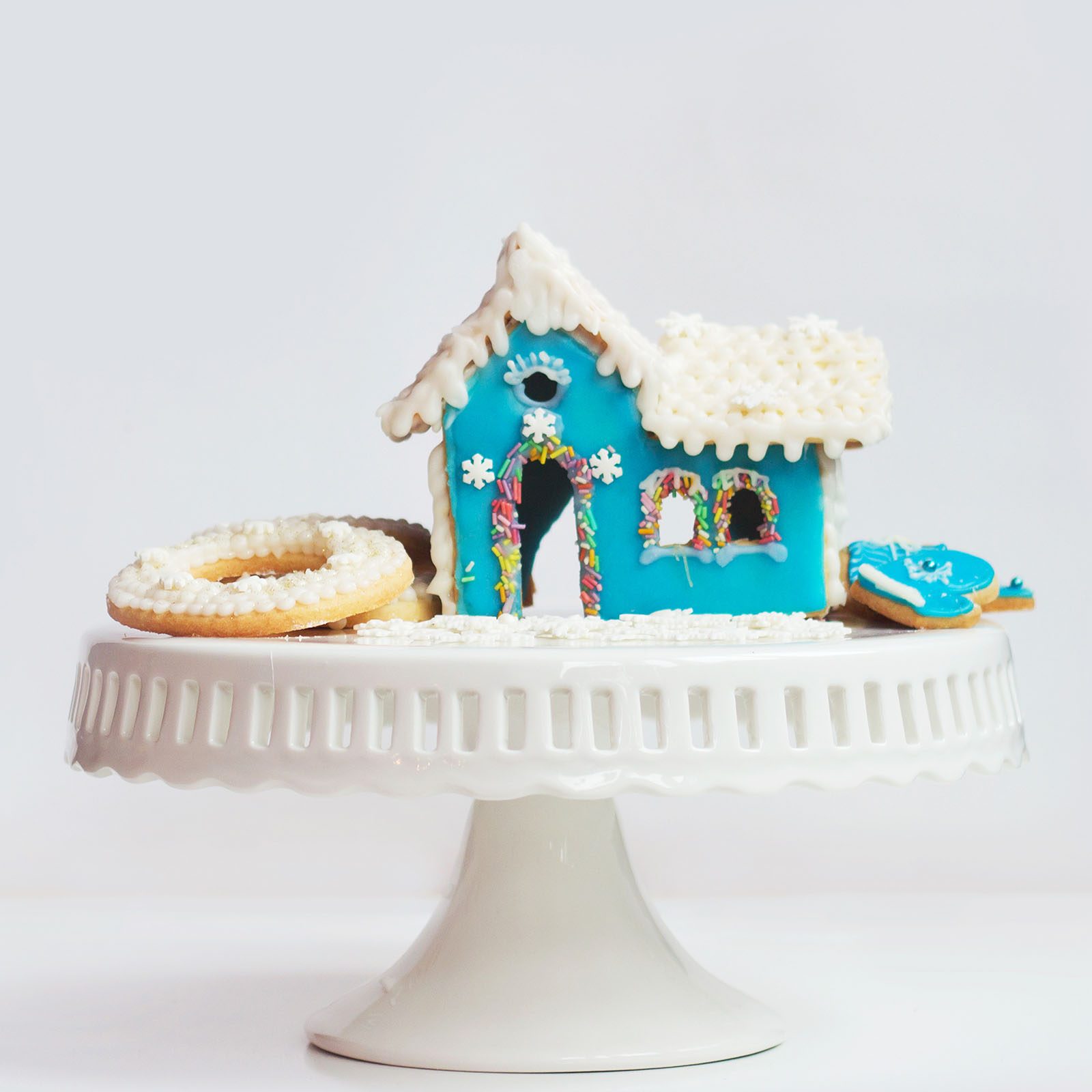 Winter Gingerbread House