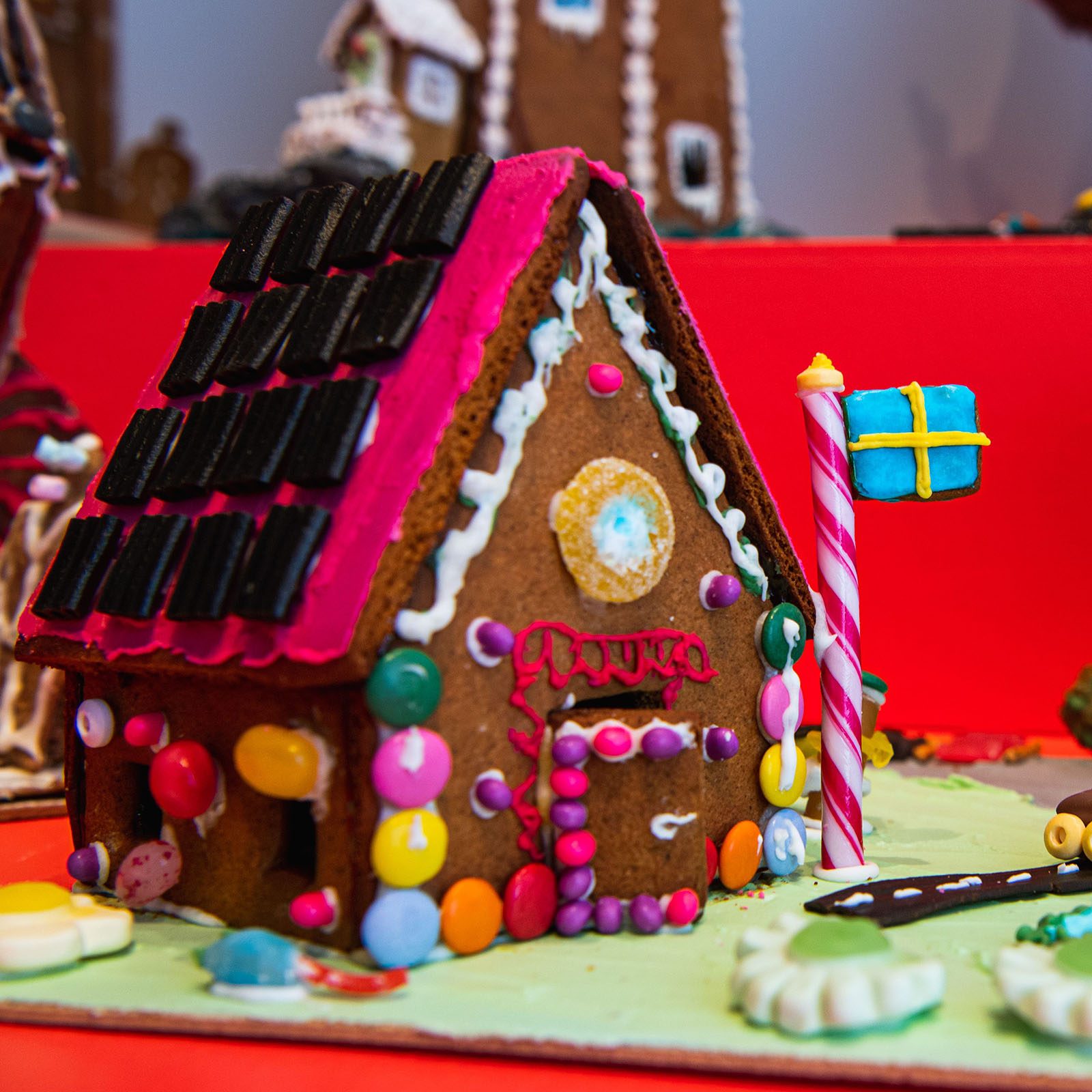 Pink Gingerbread House