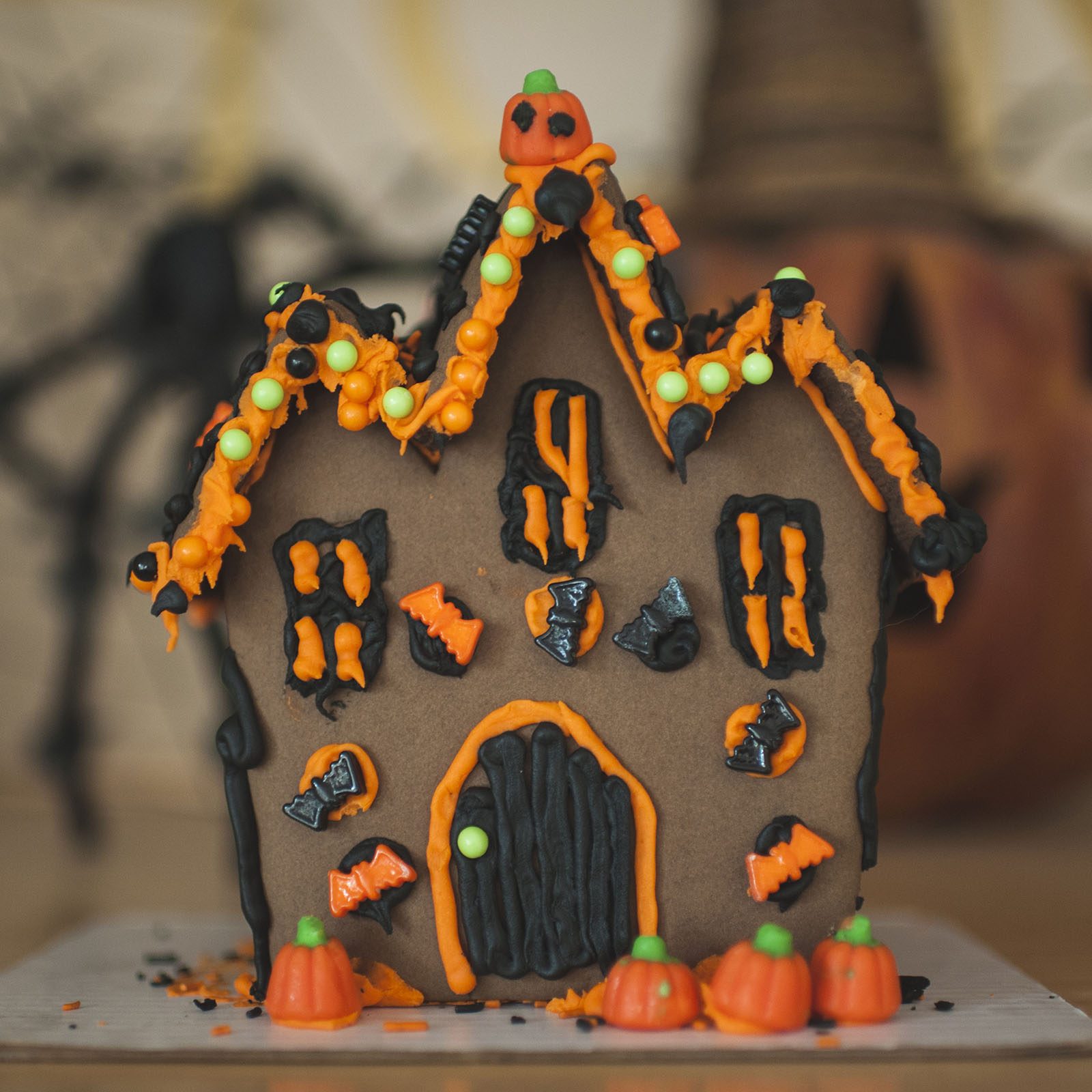 Halloween Gingerbread House