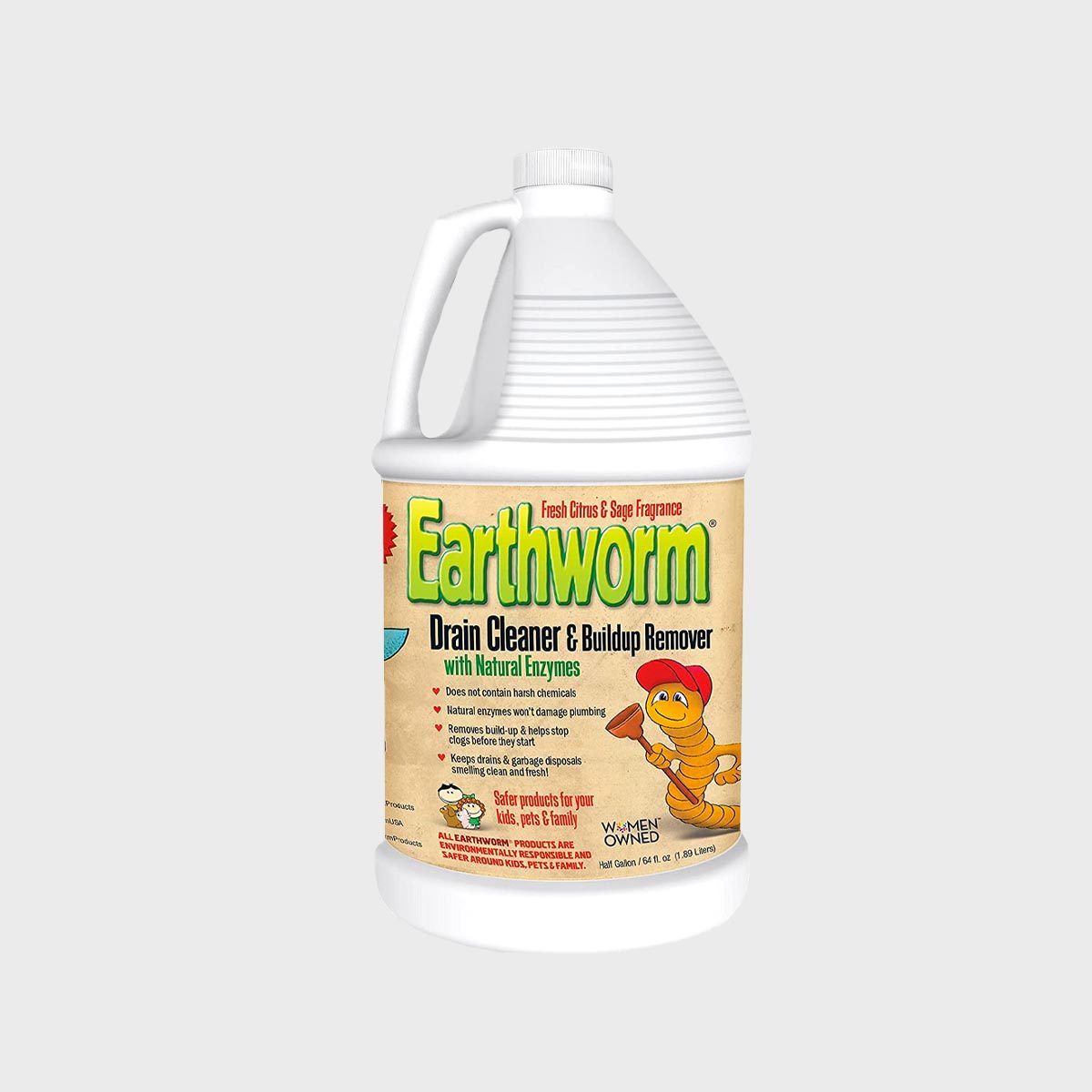 Earthworm Drain Cleaner And Buildup Remover