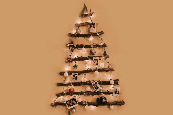 Illuminated Christmas Tree with ornaments