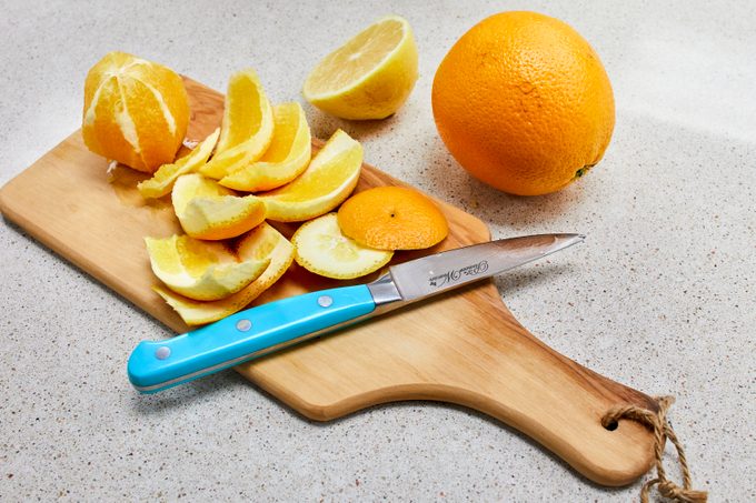 citrus for cleaning garbage disposal
