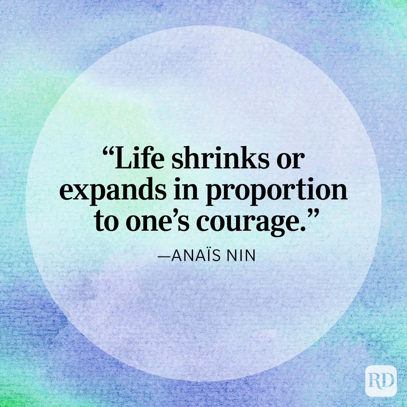 Anais Nin Courage Quote