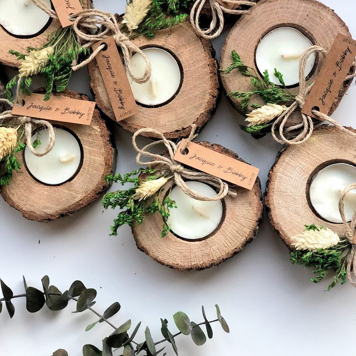 Wood Tea Light Holders