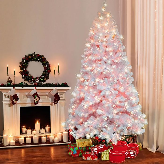 6.5' Lighted Fir Christmas Tree