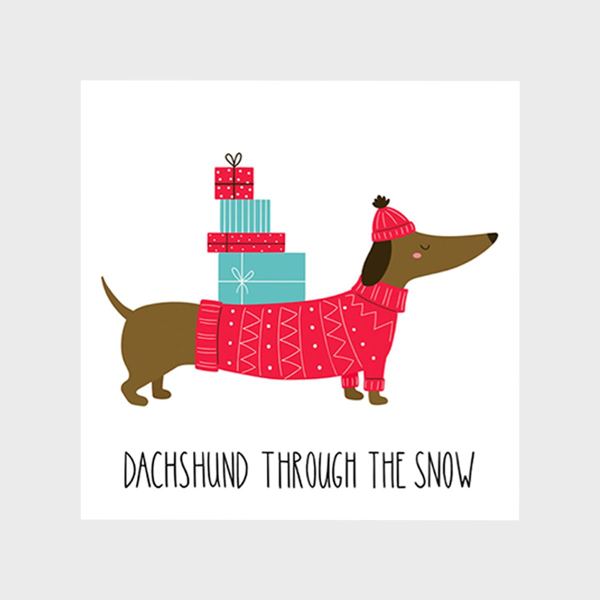 Dachshund Through The Snow