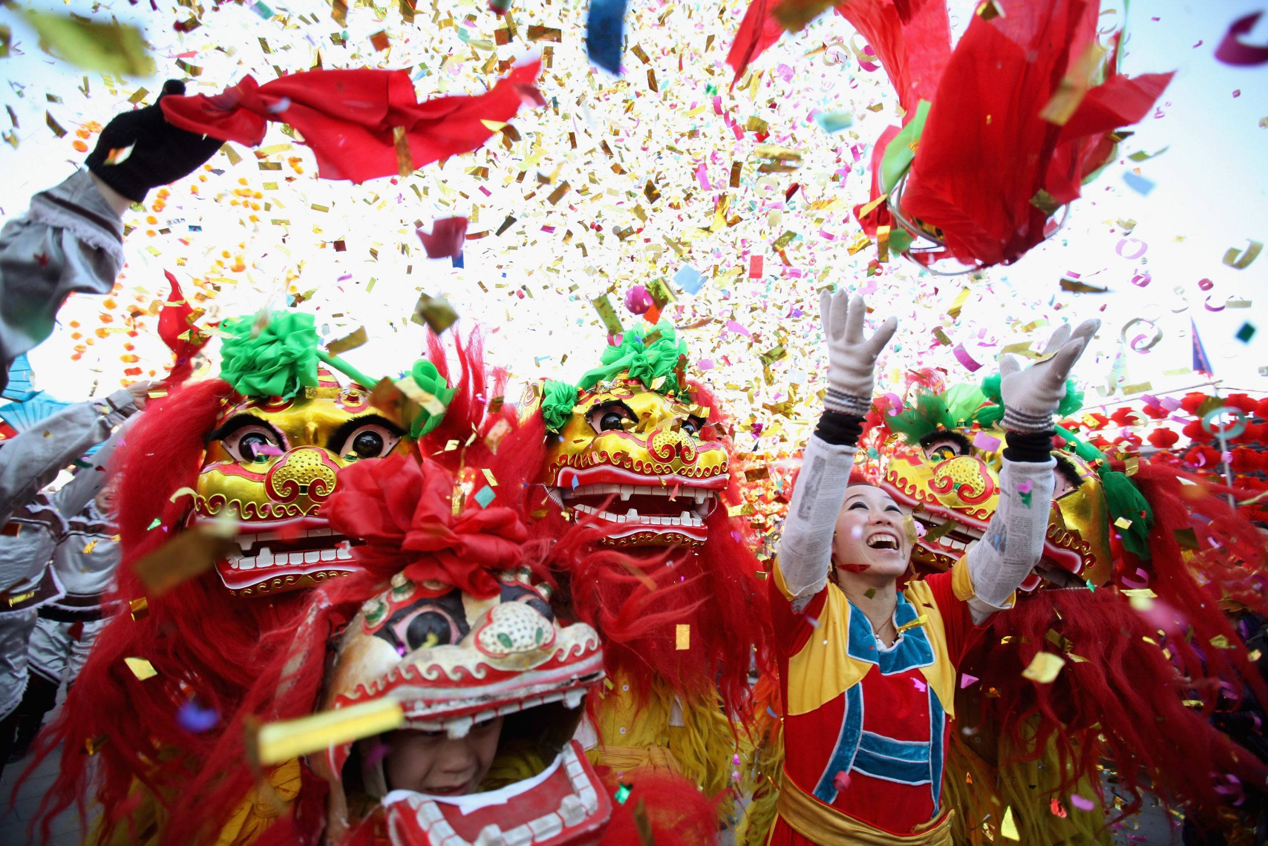 China Celebrates The Year Of The Dragon Spring Festival