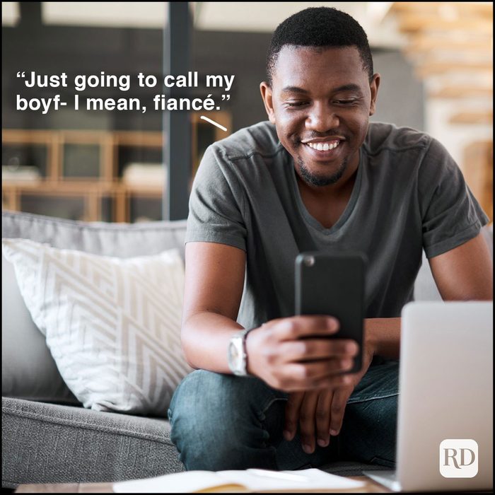 Just Going To Call My Boyf I Mean Fiance meme