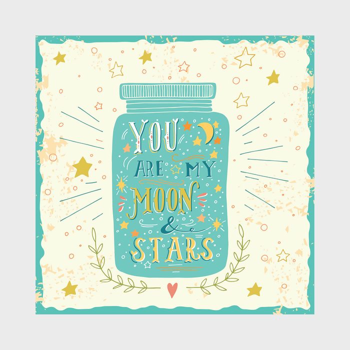 My Moon And Stars Valentine Card