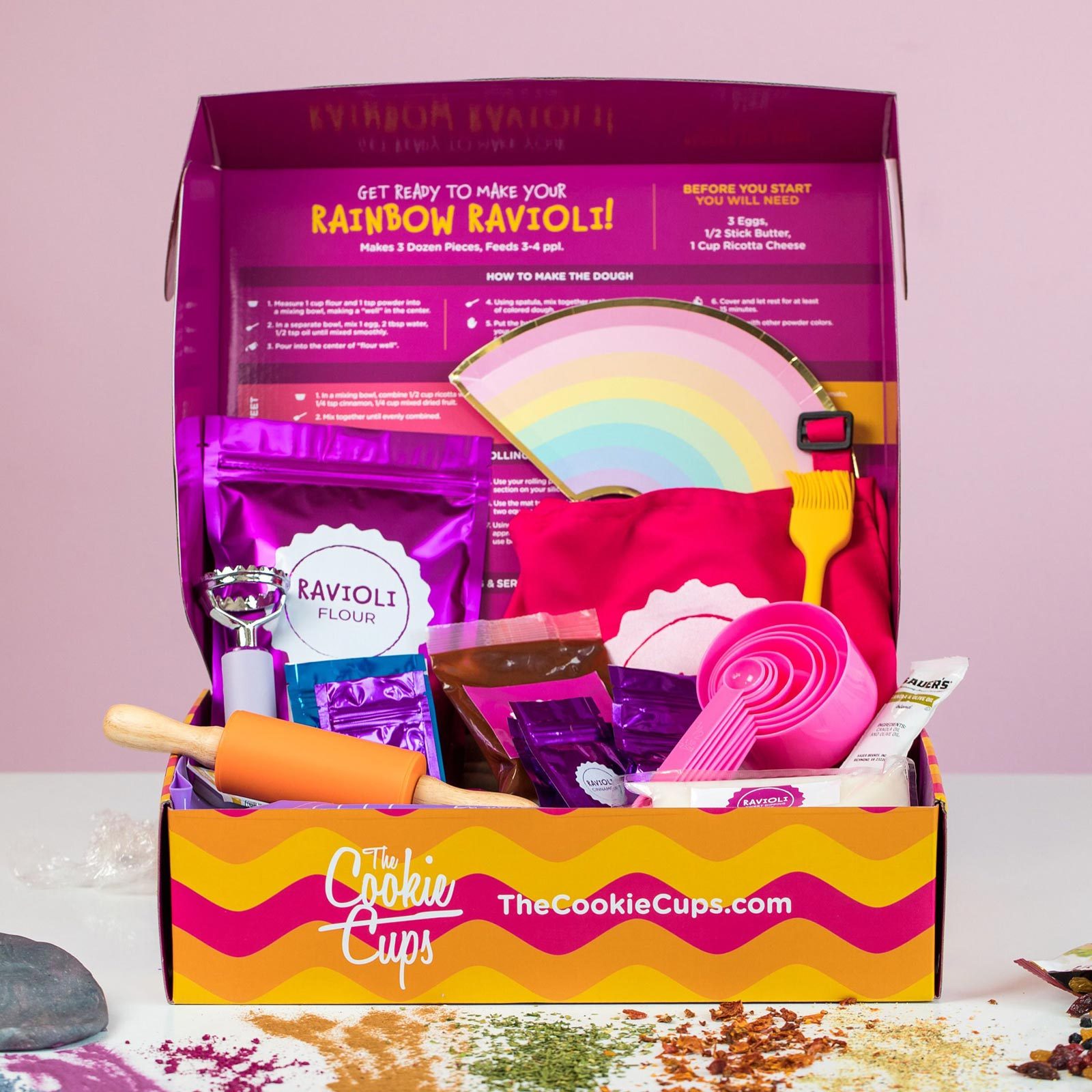 Rainbow Ravioli Making Kit By The Cookie Cups