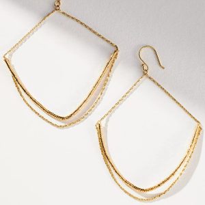 Delicate Chain Chandelier Earrings Ecomm Via Anthropologie.com