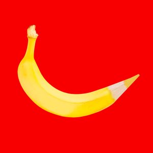 banana colored pencil