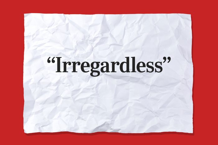 Irregardless On Crumpled Paper Words and Phrases that should be banned in 2023