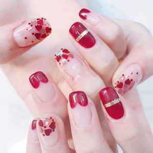 Massimiliano Incas 3d Heart Nail Stickers