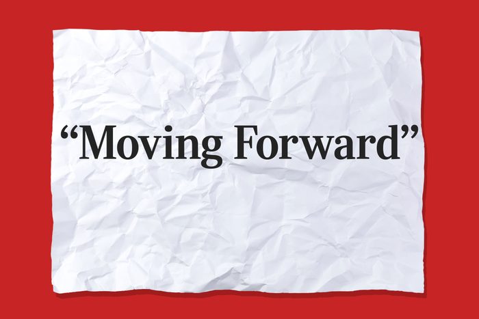 Moving Forward on Crumpled Paper Words and Phrases that should be banned in 2023