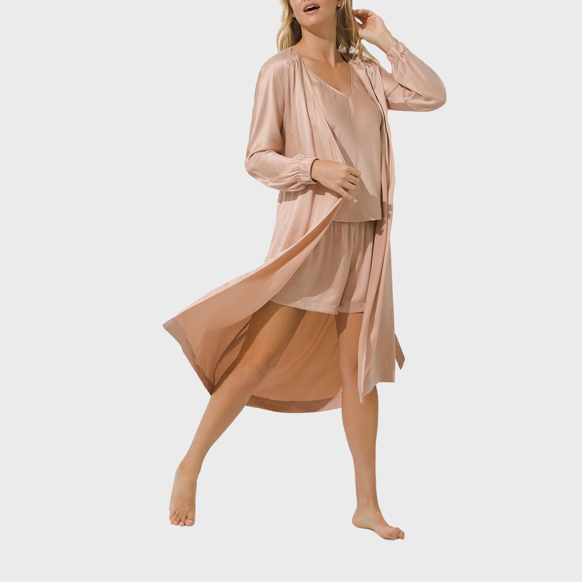 Soma Sensual Washable Silk Pajama Set