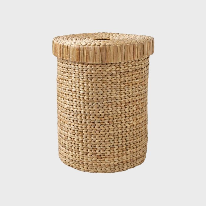 Crate And Barrel Natural Wicker Hamper