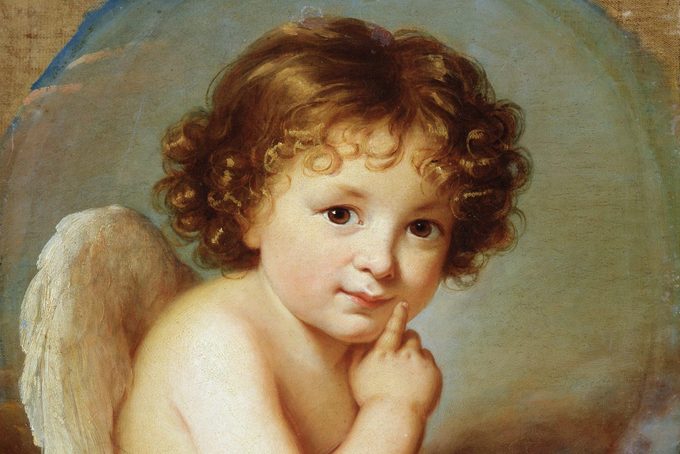 'Cupid', late 18th or 19th century painting by Elisabeth Louise Vigee-LeBrun