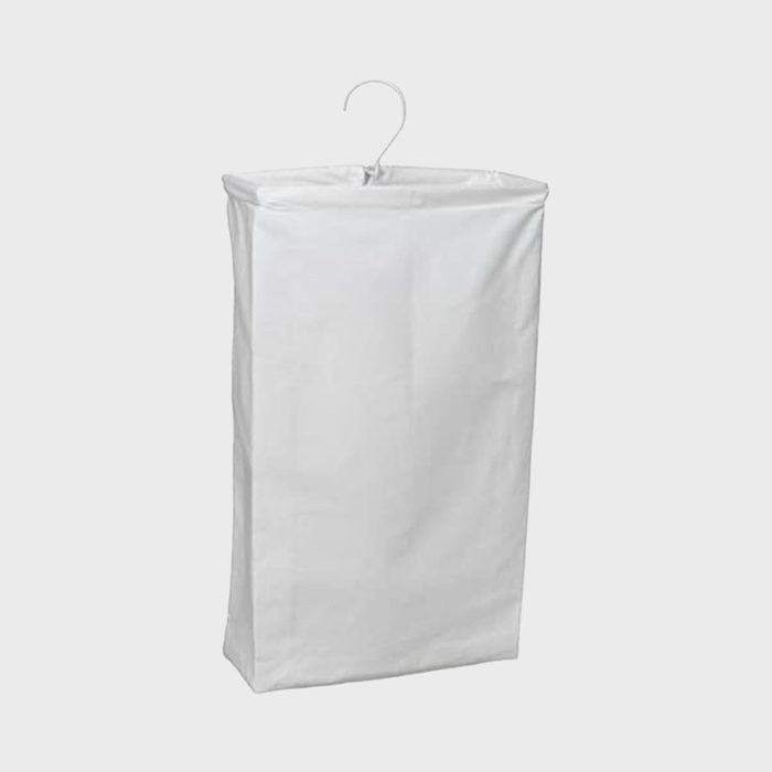 Household Essentials Hanging Cotton Canvas Laundry Hamper Ba