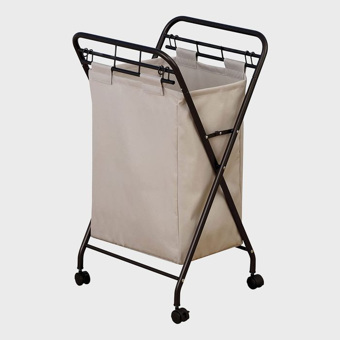 Household Essentials Rolling Laundry Hamper