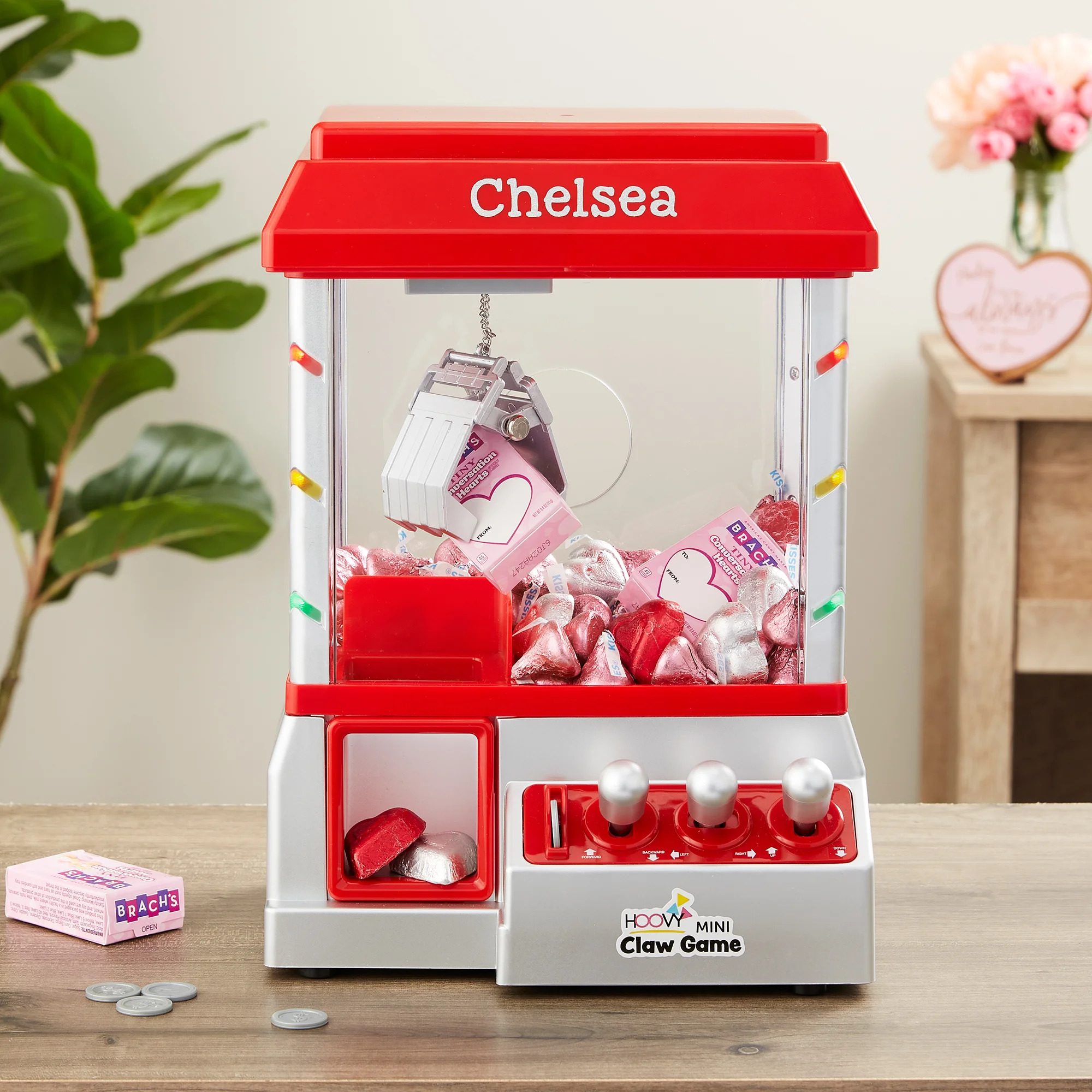 Personalized Valentines Day Mini Claw Machine Ecomm Via Personalizationmall.com