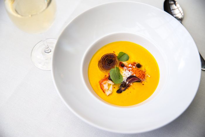 Seasonal Soup At Harvest In Massachusetts