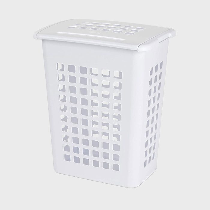 Sterilite Rectangular Lifttop Laundry Hamper