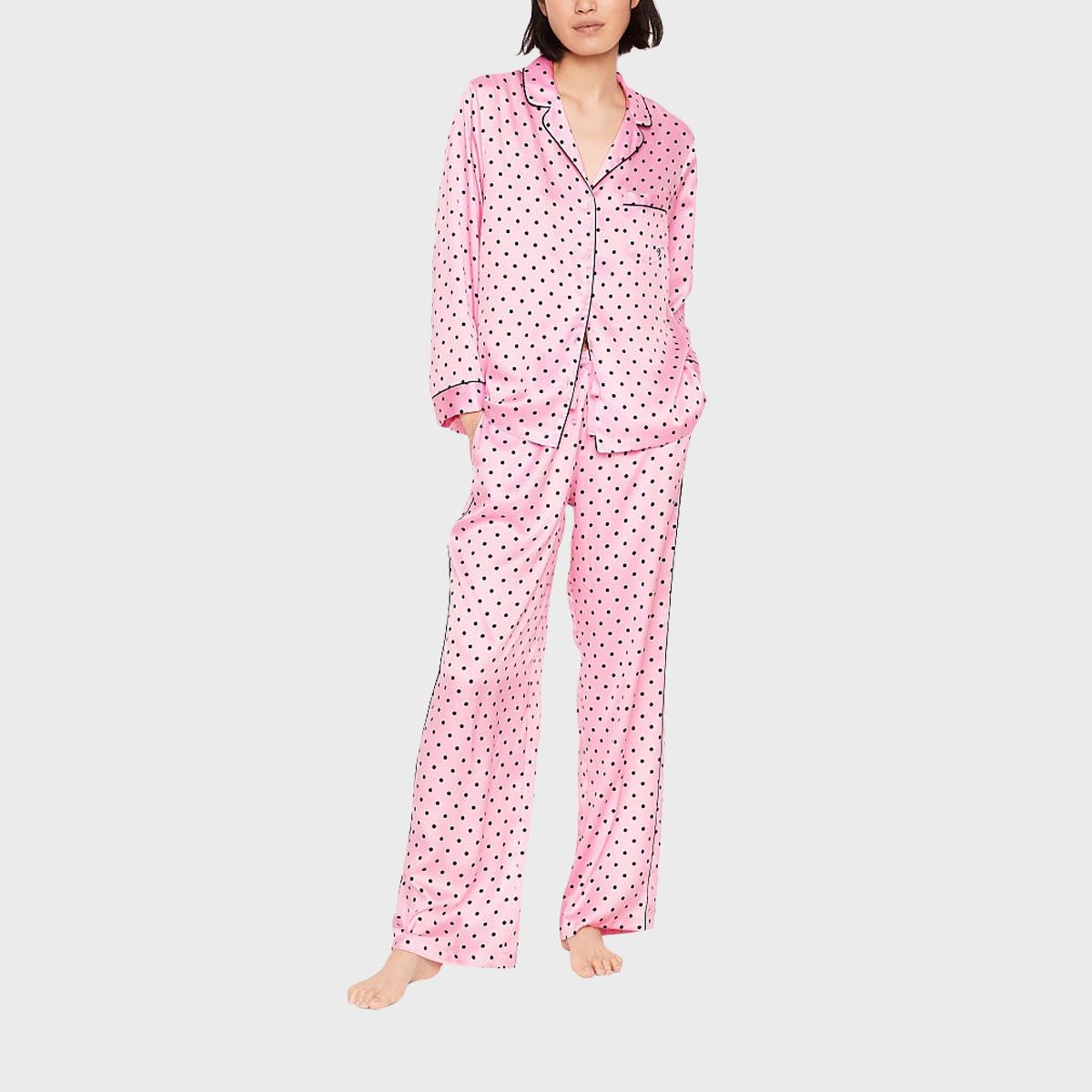 Victoria's Secret Satin Long Pj Set