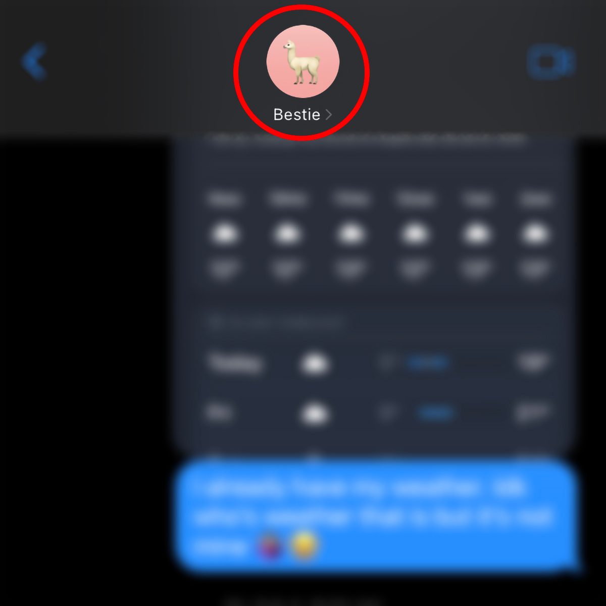 Bestie Icon In Messages