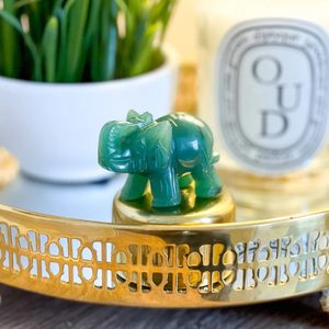 Green Aventurine Lucky Elephant Hand Ecomm Via Etsy.com