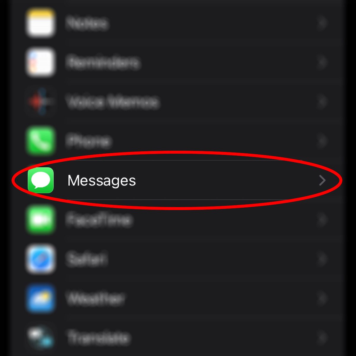 Messages Screenshot