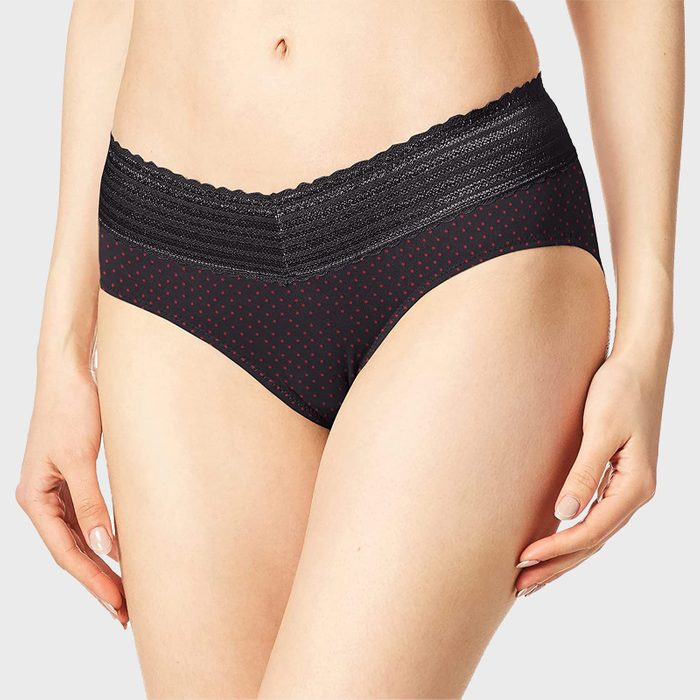 Warners Womens No Pinching No Problems Lace Hipster Ecomm Via Amazon