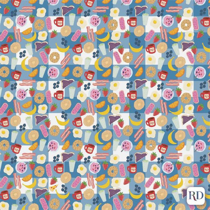 Find The Hidden slice of Pizza Among The picnic blanket of Food