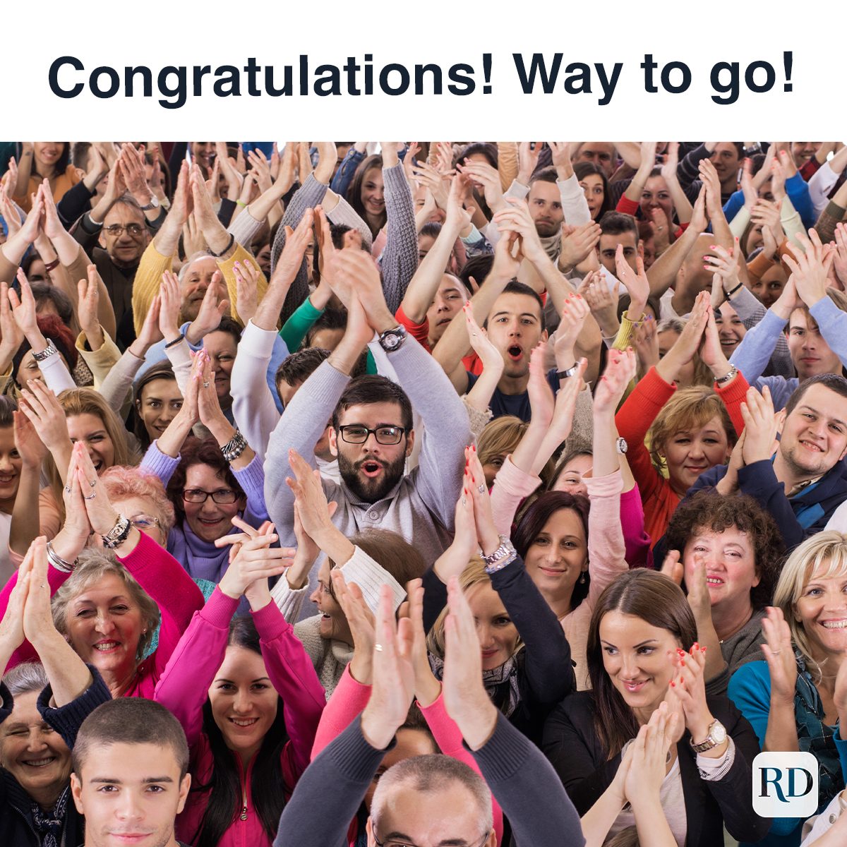 Congratulations Way To Go 495185908