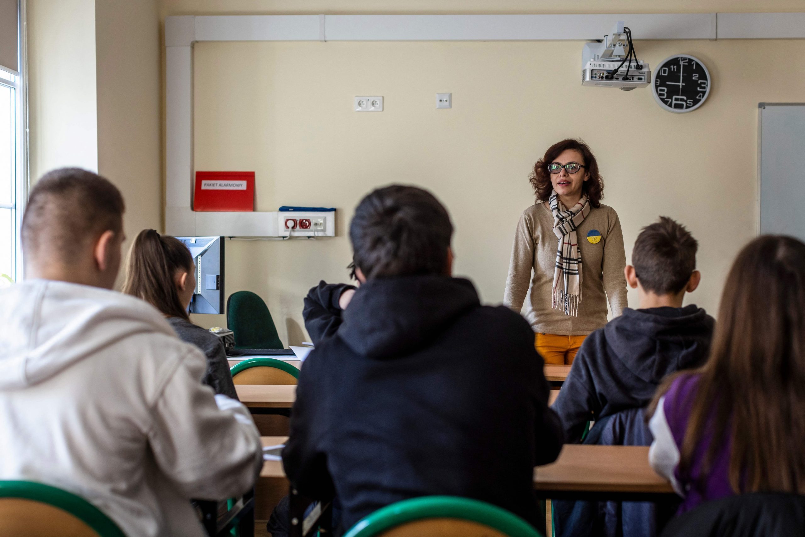 POLAND-UKRAINE-RUSSIA-CONFLICT-REFUGEES-EDUCATION