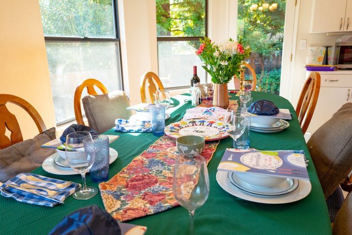 Passover Seder Table