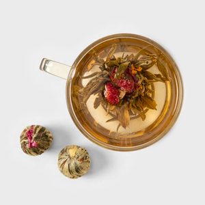 Kay Black Hand Sewn Blooming Tea Set Ecomm Via Uncommongoods