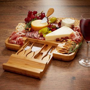 Casafield Bamboo Cheese Cutting Board Ecomm Via Amazon.com