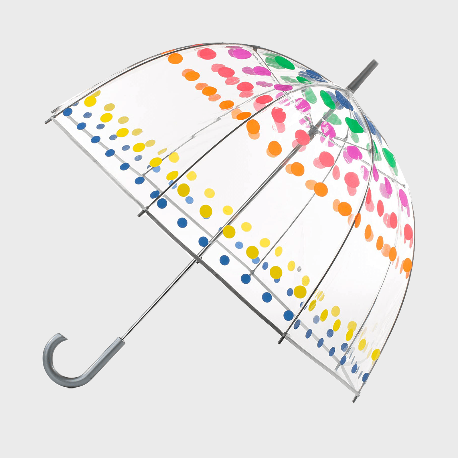 Totes Clear Bubble Umbrella Dots Ecomm Via Amazon