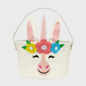 Unicorn Canvas Easter Basket Ecomm Via Michaels