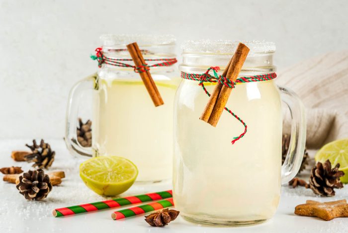 Festive Snowball Cocktail