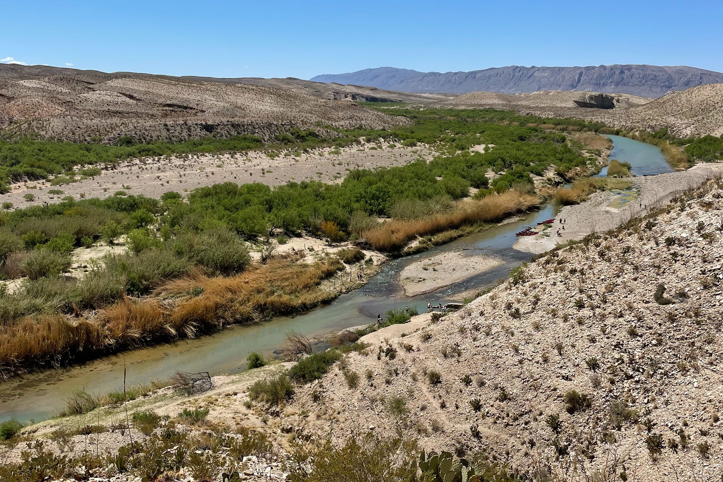 rio grande in big bend national park, Texas