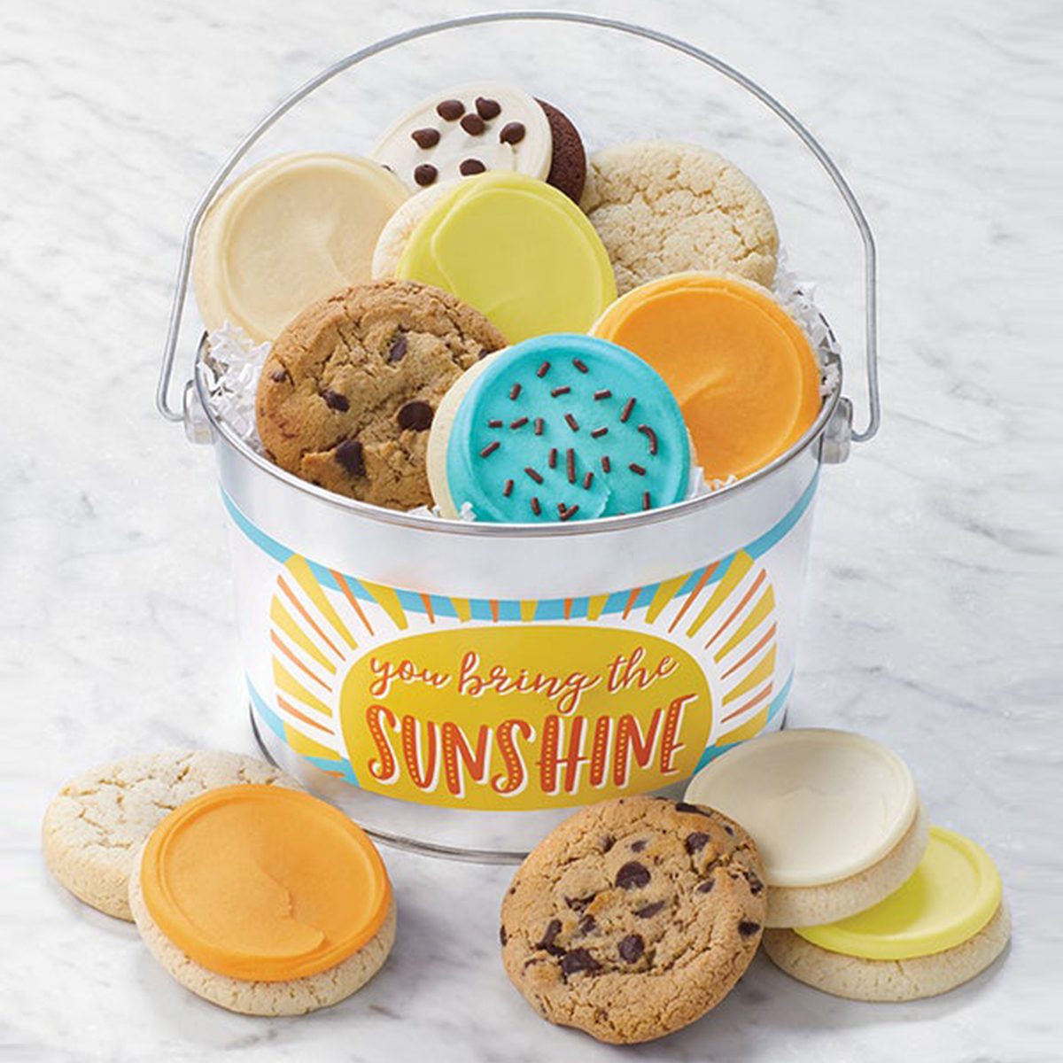 Cheryl’s Cookies You Bring The Sunshine Cookie Gift Pail