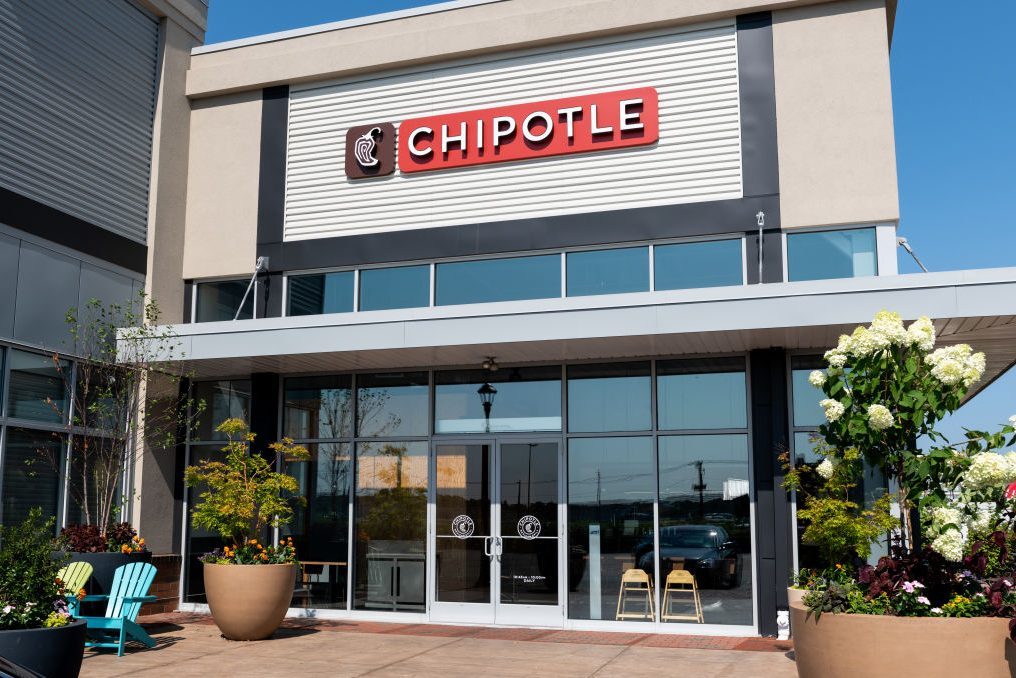 Chipotle restaurant in Teterboro, New Jersey...