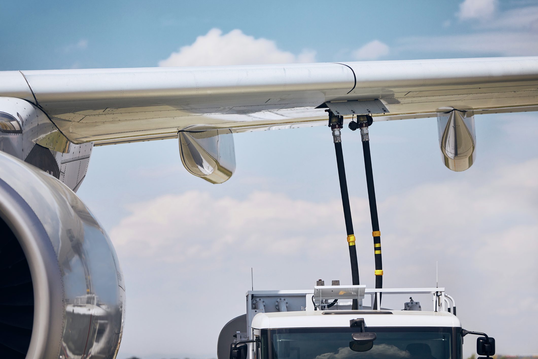 Low Angle View Of Airplane Against Sky